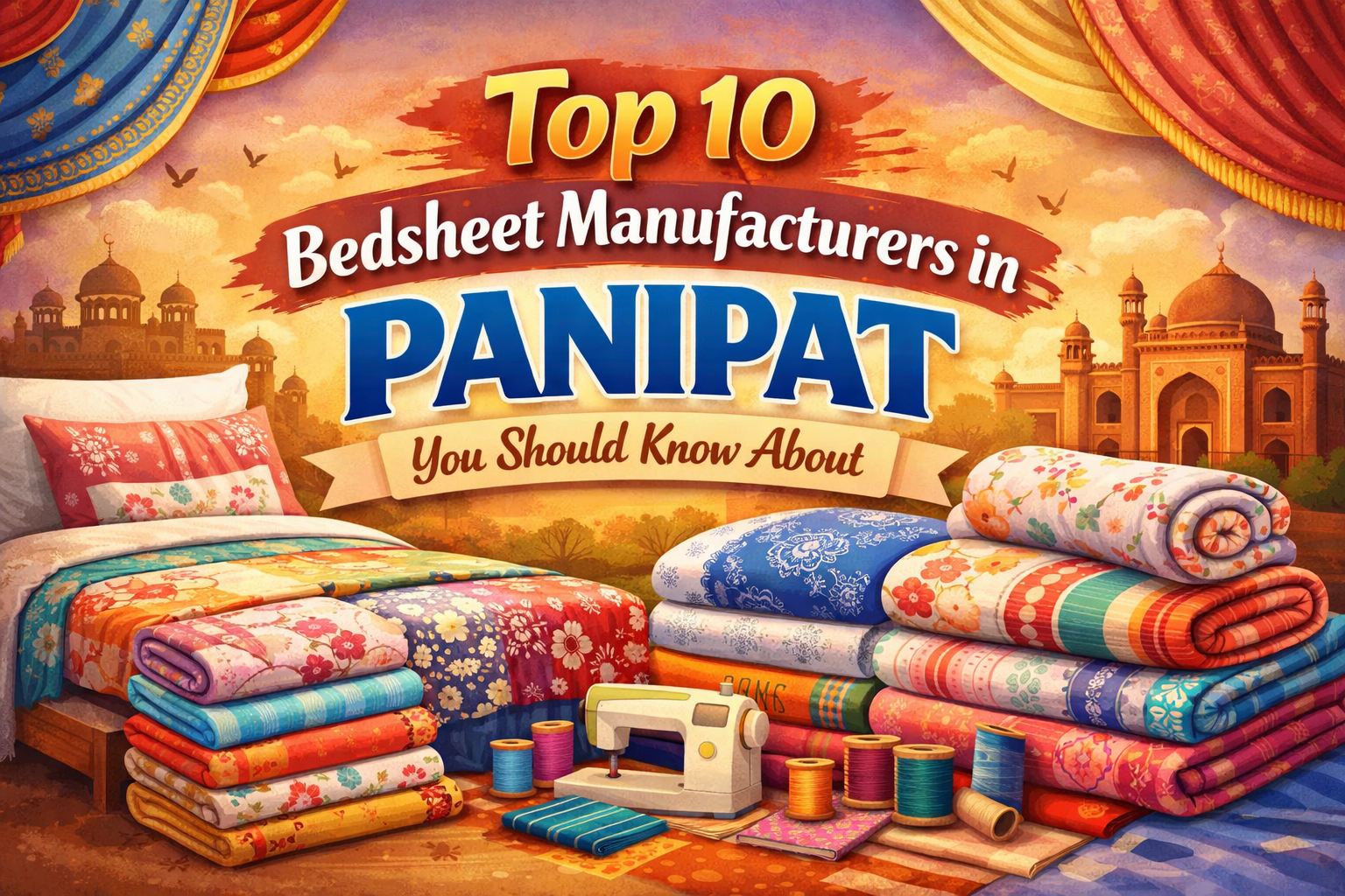 Top 10 Bedsheet Manufacturers in Panipat You Should Know About