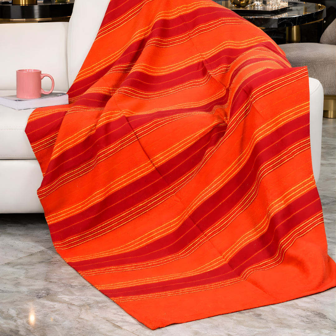 Saffron Ember Luxury Throw