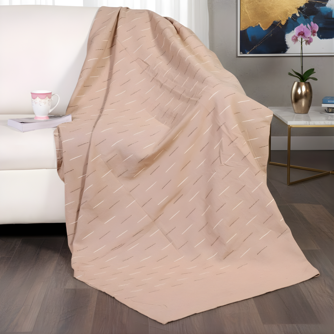 Blush Drift Luxury Throw