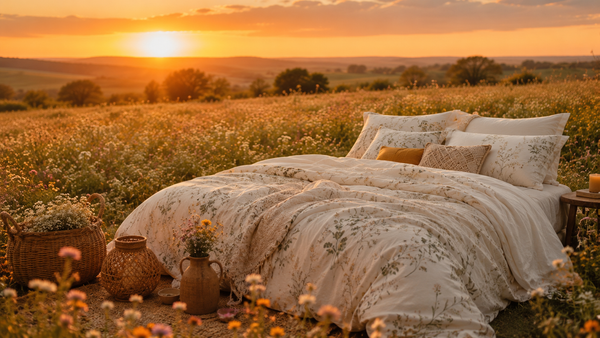 Folded comforter